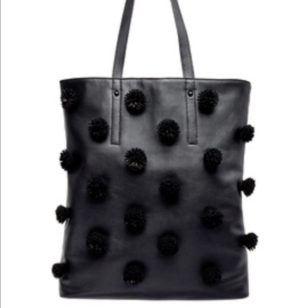 Loeffler Randall Lambskin Pom Tote